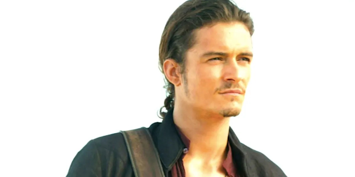 Orlando Bloom's Will stands and stares in Pirates of the Caribbean Dead Mans Chest