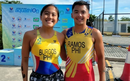 Ramos, Burgos triumph in National Age Group Aquathlon