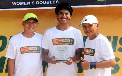Labindao eyes U18 and U16 titles in Cebu City juniors tennis