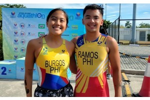 Ramos, Burgos triumph in National Age Group Aquathlon