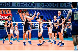 NU Bullpups inch closer to UAAP volleyball title