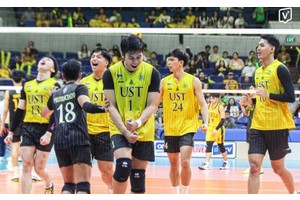 NU versus UST in UAAP volleyball finals