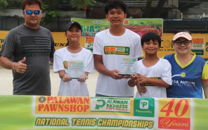 Bugna secures 3 titles in Cebu City tennis
