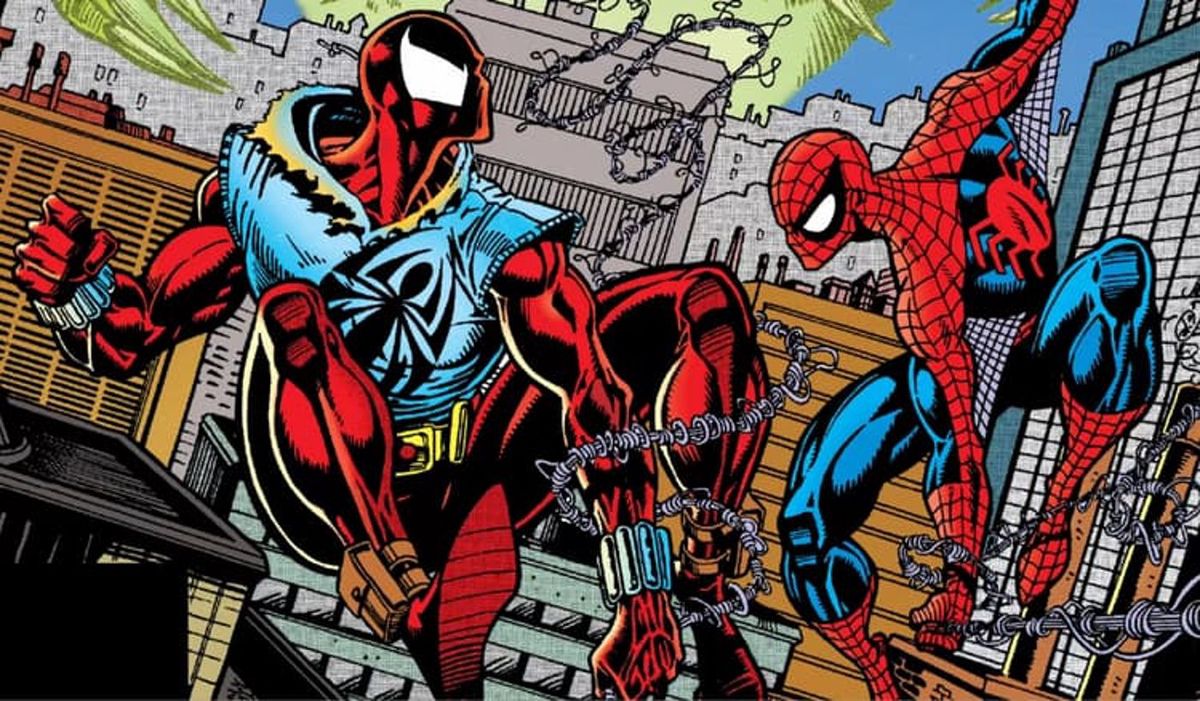 Peter Parker and Ben Reilly in the Clone Saga