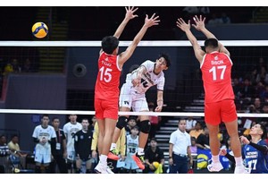 NU, UST outlast foes for joint 2nd in UAAP men’s volleyball