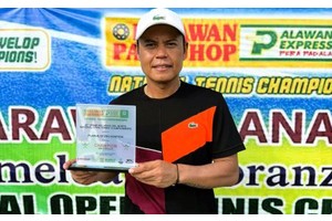 Arcilla defends Gov. Dimaporo Open tennis title