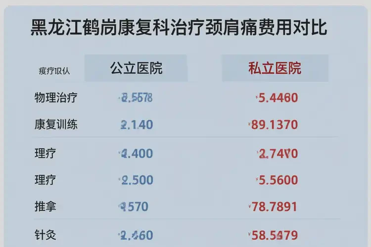 黑龙江鹤岗康复科看颈肩痛要多少钱(图2)