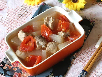 冬瓜西红柿煨排骨-第1张图片-就爱百科 冬瓜西红柿煨排骨-第1张图片-就爱百科