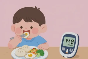 儿童晚餐血糖14点8是糖尿病吗
