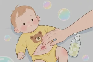 宝宝肚子长湿疹不管它会自己痊愈吗