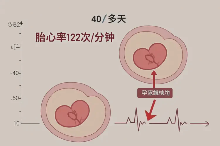 怀孕40多天胎心122正常吗(图4)