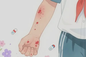 中学生手臂容易起湿疹能彻底自愈吗