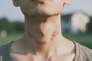 男人脖子上经常长湿疹可不可以彻底自愈
