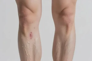 男人小腿上容易起湿疹可以彻底自愈吗