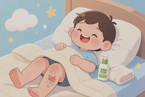 儿童大腿上有湿疹不管它会自己好吗