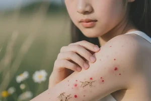 女生手臂偶尔长湿疹不管它会自己好吗