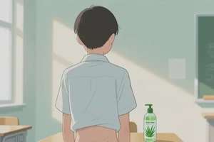 中学生肚子经常起湿疹能靠自己自愈吗