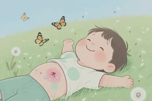 孩子肚子偶尔长湿疹能彻底自愈吗