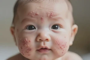 婴幼儿脸上起湿疹不管它会自己痊愈吗