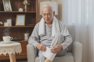 老年人脚上偶尔起湿疹不管它会自己好吗