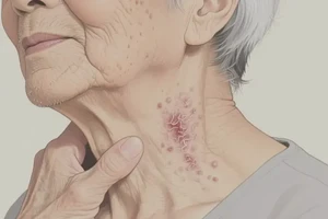 老年人脖子经常起湿疹可不可以彻底自愈