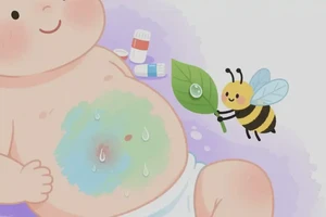 宝宝肚子上起湿疹可不可以根治