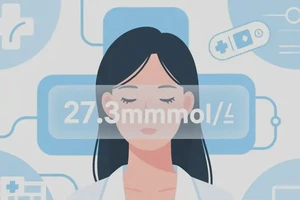 女性空腹血糖27.3是糖尿病吗