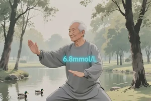 老年人早上空腹血糖6点8是糖尿病吗