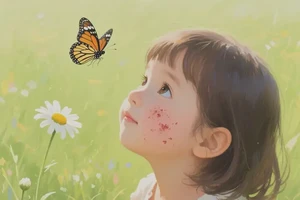 少儿脸上经常起湿疹不管它会自己好吗